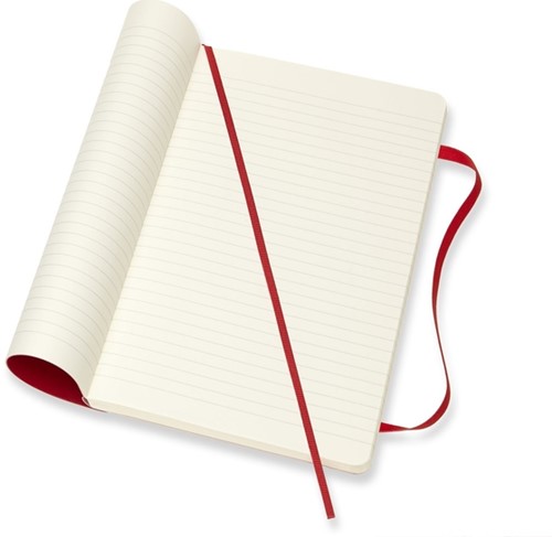 Notitieboek Moleskine L 130x210mm lijn scarlet rood-3