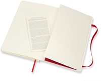 Notitieboek Moleskine L 130x210mm lijn scarlet rood-1