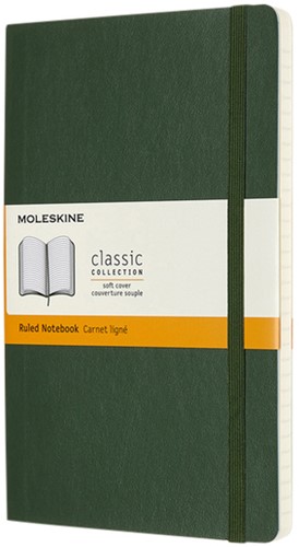 Notitieboek Moleskine L 130x210mm lijn myrtle green