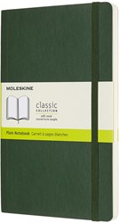 Notitieboek Moleskine L 130x210mm blanco myrtle green