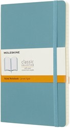 Notitieboek Moleskine L 130x210mm lijn reef blauw