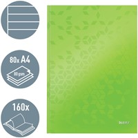 Notitieboek Leitz WOW A4 lijn 80vel groen-5