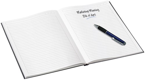 Notitieboek Leitz WOW A4 lijn zwart-2