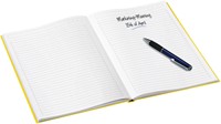 Notitieboek Leitz WOW A5 lijn geel-2