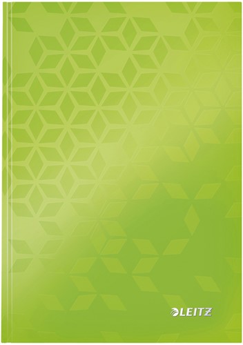 Notitieboek Leitz WOW A5 lijn 80vel groen