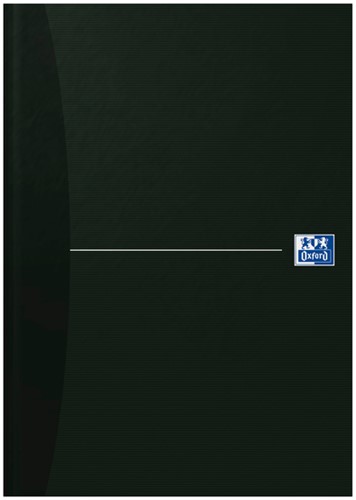 Notitieboek Oxford Smart Black A4 96vel zwart lijn