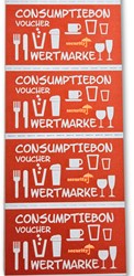 Consumptiebon UV beveiliging rood