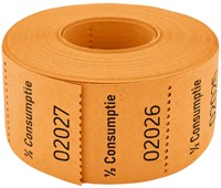 Consumptiebon 1/2 oranje set/5-3