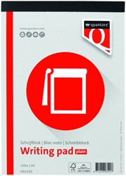 Schrijfblok Quantore A5 blanco (geen lijntjes)