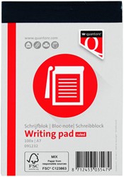 Schrijfblok Quantore A7 lijn
