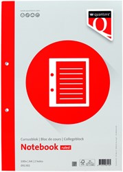 Schrijfblok Quantore A4 cursusblok lijn 