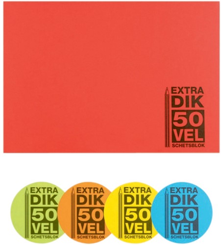 Schetsboek Papyrus A4 extra dik 120 gr 