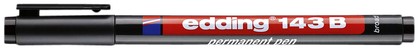 Viltstift Edding 143 beitel 1-3mm zwart-2