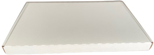 Brievenbusbox Budget A4 350x230x26mm karton wit-2