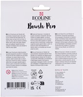 Brushpen Talens Ecoline Pastel blister à 10 stuks assorti-1