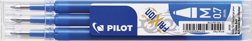 Rollerpenvulling PILOT Frixion BLS-FR7 hemelsblauw 0.35mm set/3
