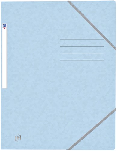 Elastomap Oxford Top File+ A4 pastel blauw