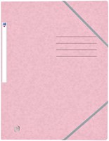 Elastomap Oxford Top File+ A4 pastel roze