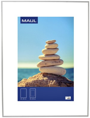 Fotolijst MAUL 60x80cm lijst zilverkleurig