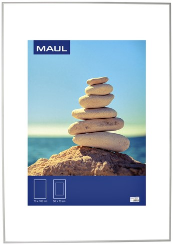 Fotolijst MAUL 70x100cm lijst zilverkleurig