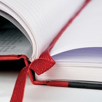 Notitieboek Oxford Black 'n Red A4 96vel blanco zwart-3