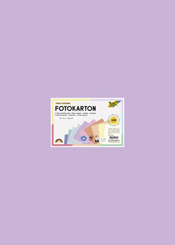 Fotokarton Folia Tweezijdig pastel 50x70cm assorti