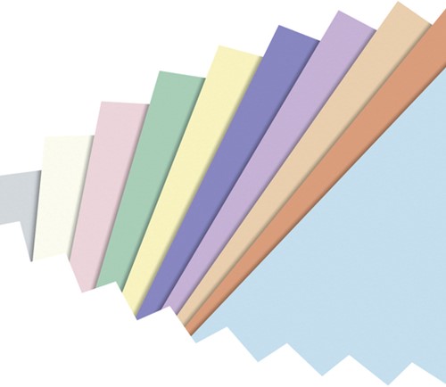 Fotokarton Folia Tweezijdig pastel 50x70cm assorti-2