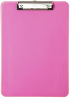 Klembord MAUL A4 staand transparant neon roze