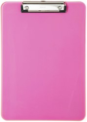 Klembord MAUL A4 staand transparant neon roze