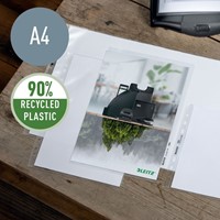 Insteekmap L-model Leitz re:cycle A4 PP 0.10mm transparant pak/25-3