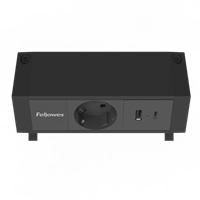 Stekkerdoos Fellowes Power Desk F 1 voudig incl USB A en C 2 meter zwart-3