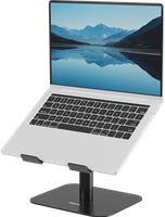 Laptopstandaard Fellowes Alumia zwart bureau