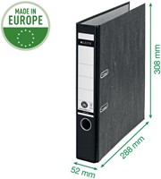 Ordner Leitz karton A4 50mm wolkmarmer 1050-11