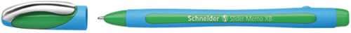 Balpen Schneider Slider Memo groen extra breed-2