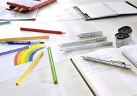 Puntenslijper Faber Castell trio grip 2001 zilver-10