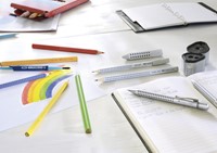 Puntenslijper Faber Castell trio grip 2001 zilver-14