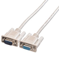 Kabel VGA  1,8 meter male/female Roline