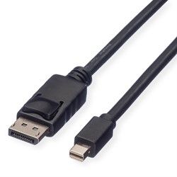 Kabel DisplayPort male - Mini DisplayPort male, zwart, 2 meter