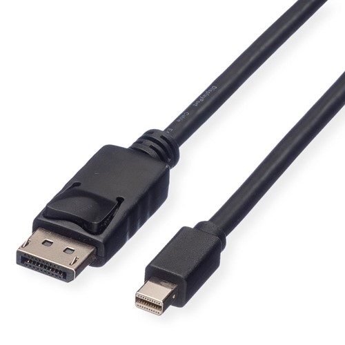 Kabel DisplayPort male - Mini DisplayPort male, zwart, 2 meter