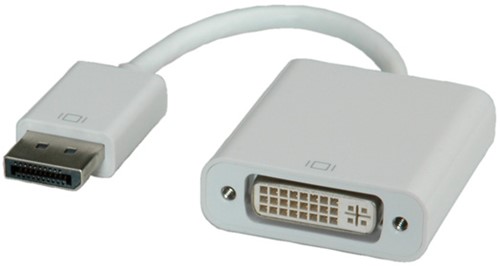Adapter DisplayPort male naar DVI-I female