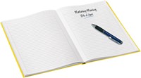 Notitieboek Leitz WOW A4 lijn geel-2