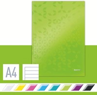 Notitieboek Leitz WOW A4 lijn 80vel groen-3