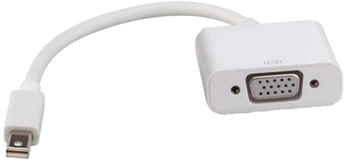 Adapter mini DisplayPort v1.2 male naar VGA female