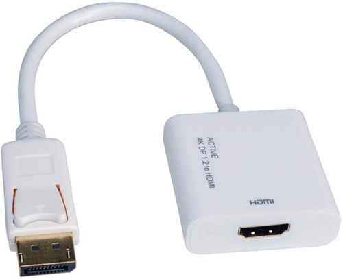 Adapter DisplayPort v1.2 male naar HDMI male