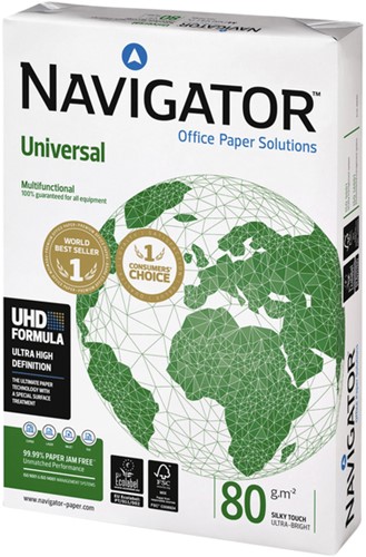 Kopieerpapier Navigator Universal A3 80gr wit pk/500