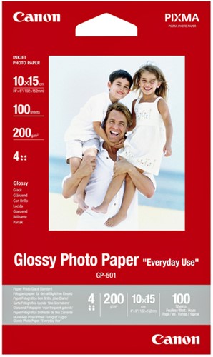 Inkjetpapier Canon GP-501 10x15cm 210gr glans 100vel