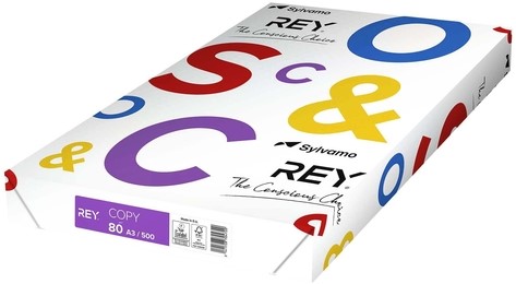 Papier  80g A3 Rey Copy pk/500