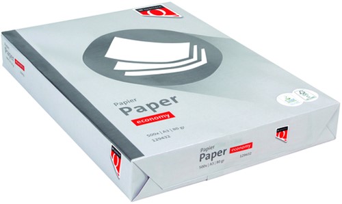 Papier  80g A3 Quantore Economy pak/500