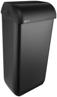 Afvalbak BlackSatino open inworp 23 liter zwart 331830