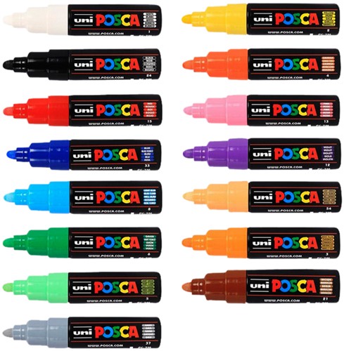 Paintmarker  Uni POSCA PC7M breed paars-2